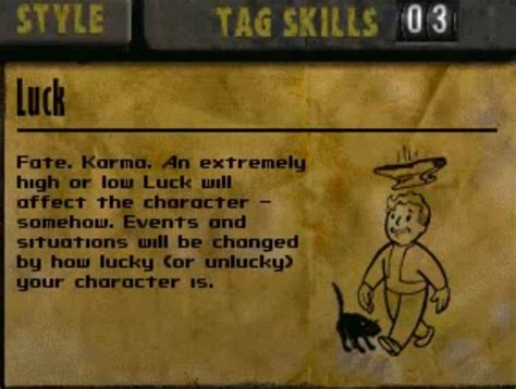 fallout 2 luck